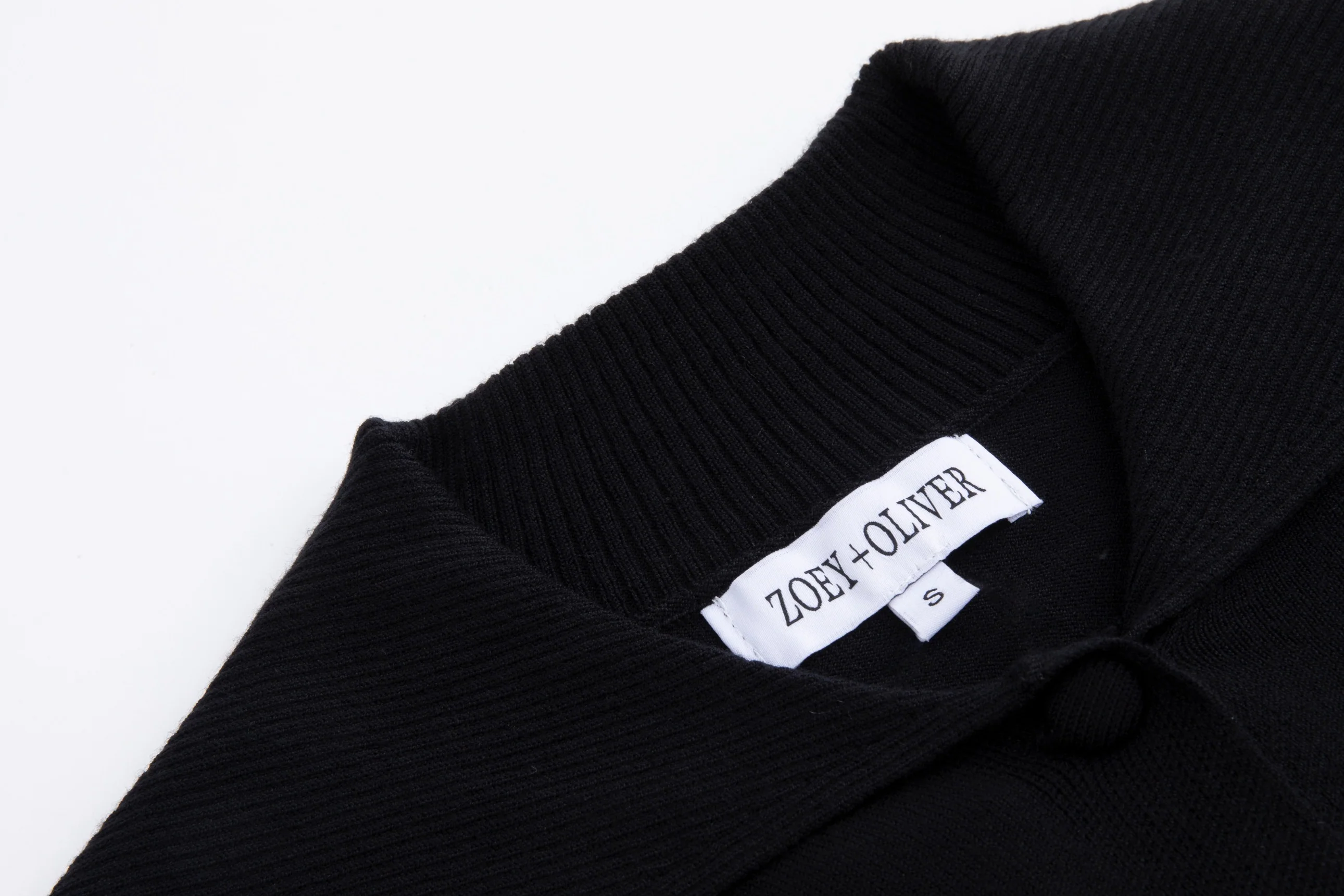 Black Collar Knit Cardigan - Image 3