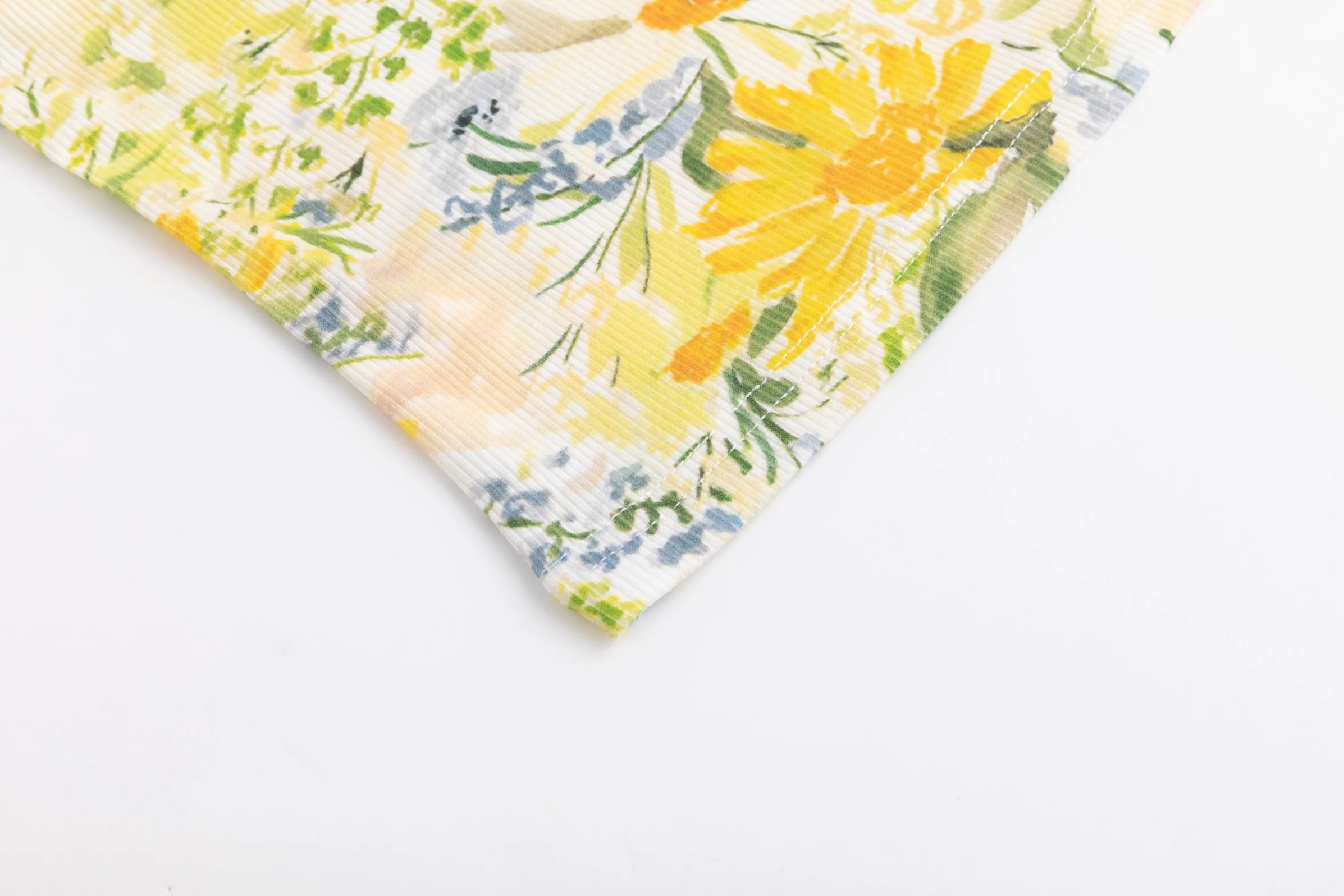 Yellow And Green Floral Print Top - Image 4