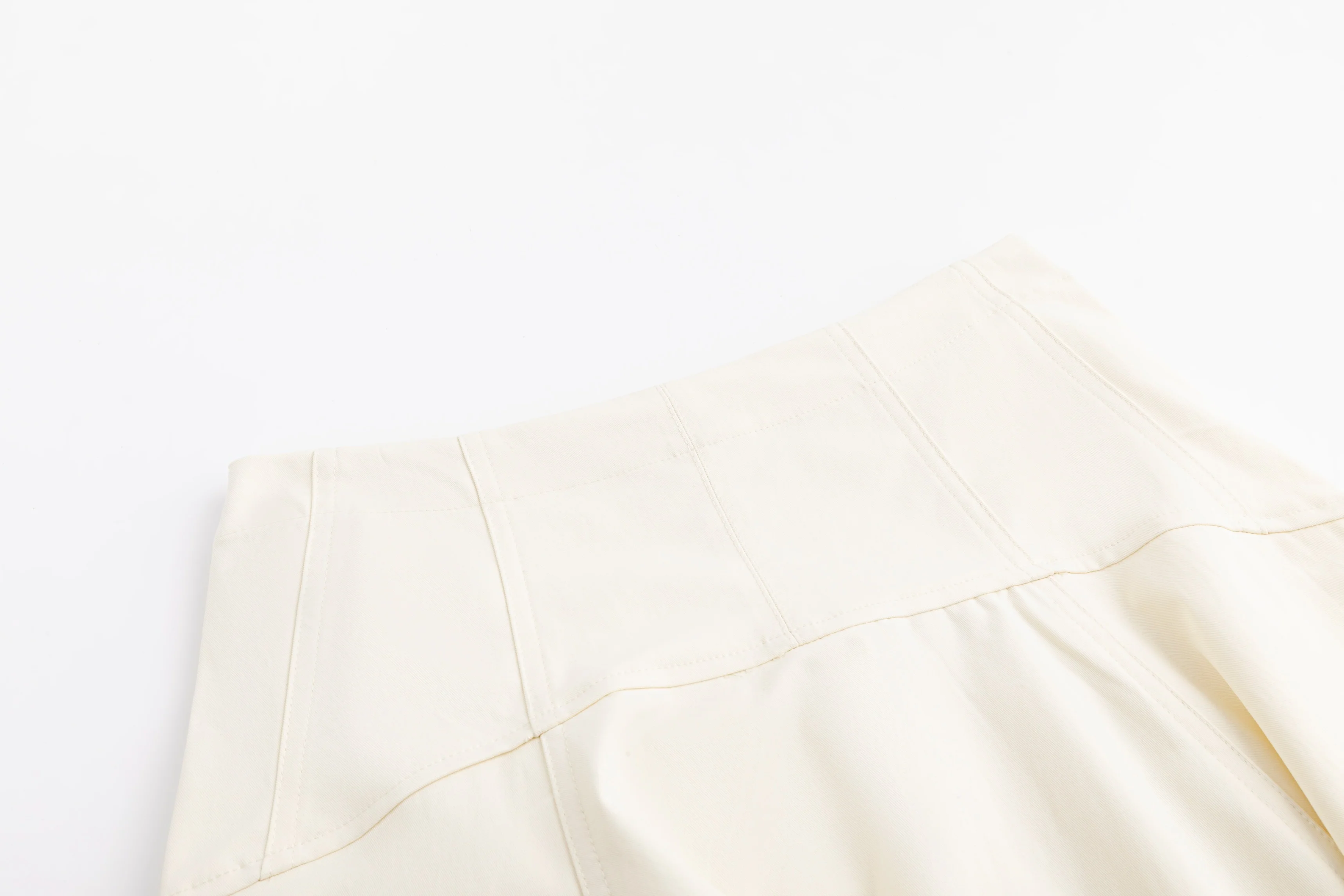 Yoke Skirt - Cream - Image 4